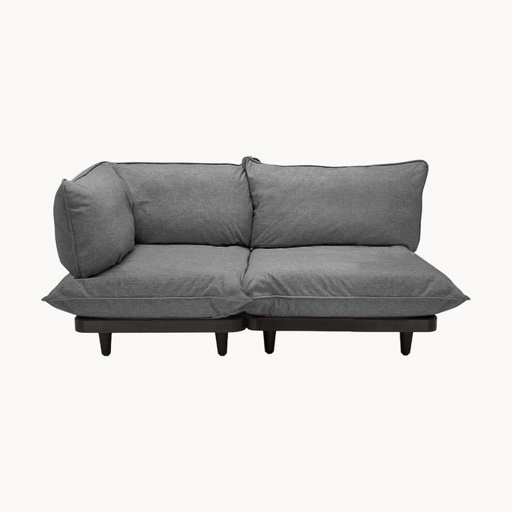 Modular Garden Sofa Paletti (2-seater), Grey