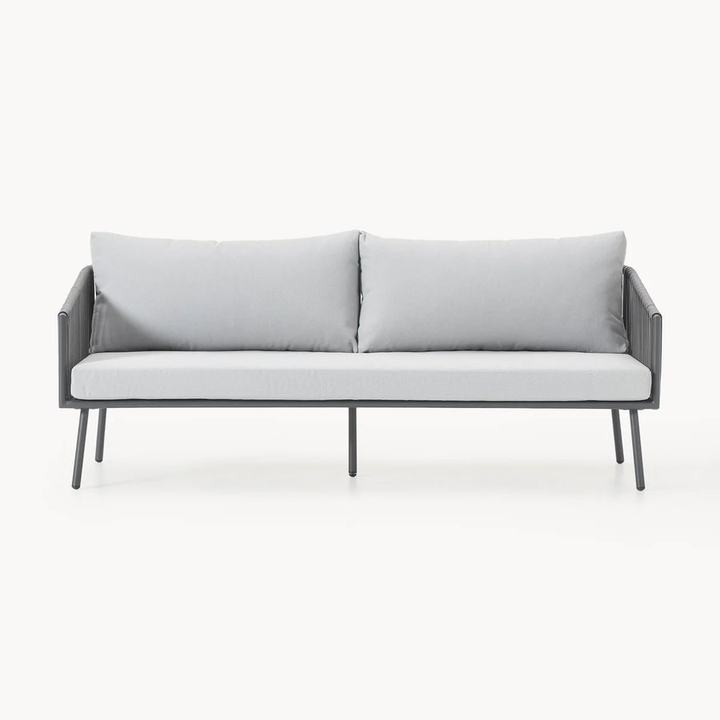 Garden Sofa Malo (3-seater), Grey